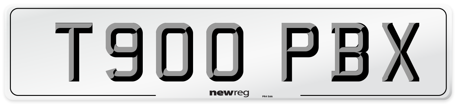 T900 PBX Number Plate from New Reg